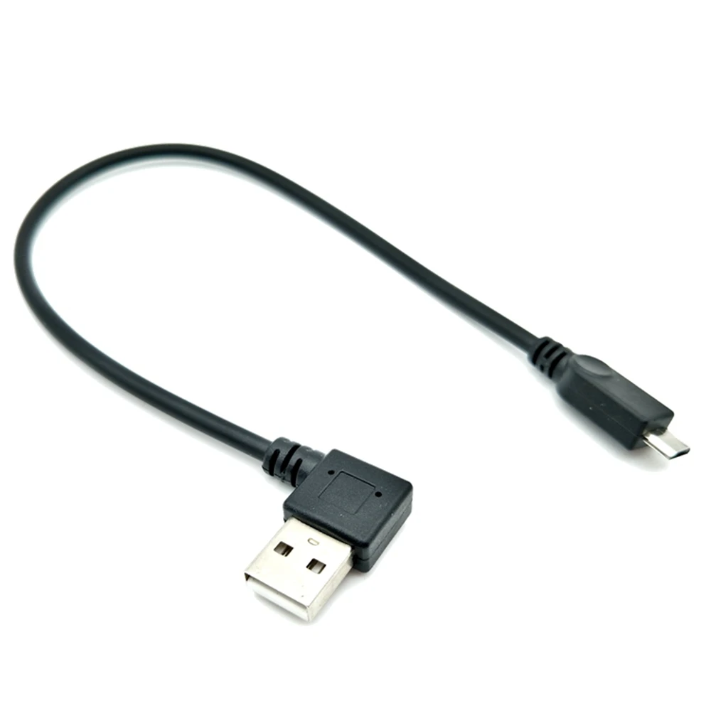 USB-zu Micro-usb-EINE Kurze Schnelle Ladekabel Ellenbogen 90 Grad USB-C Micro-USB-Daten Kabel Für Alle nutitelefonid - 0