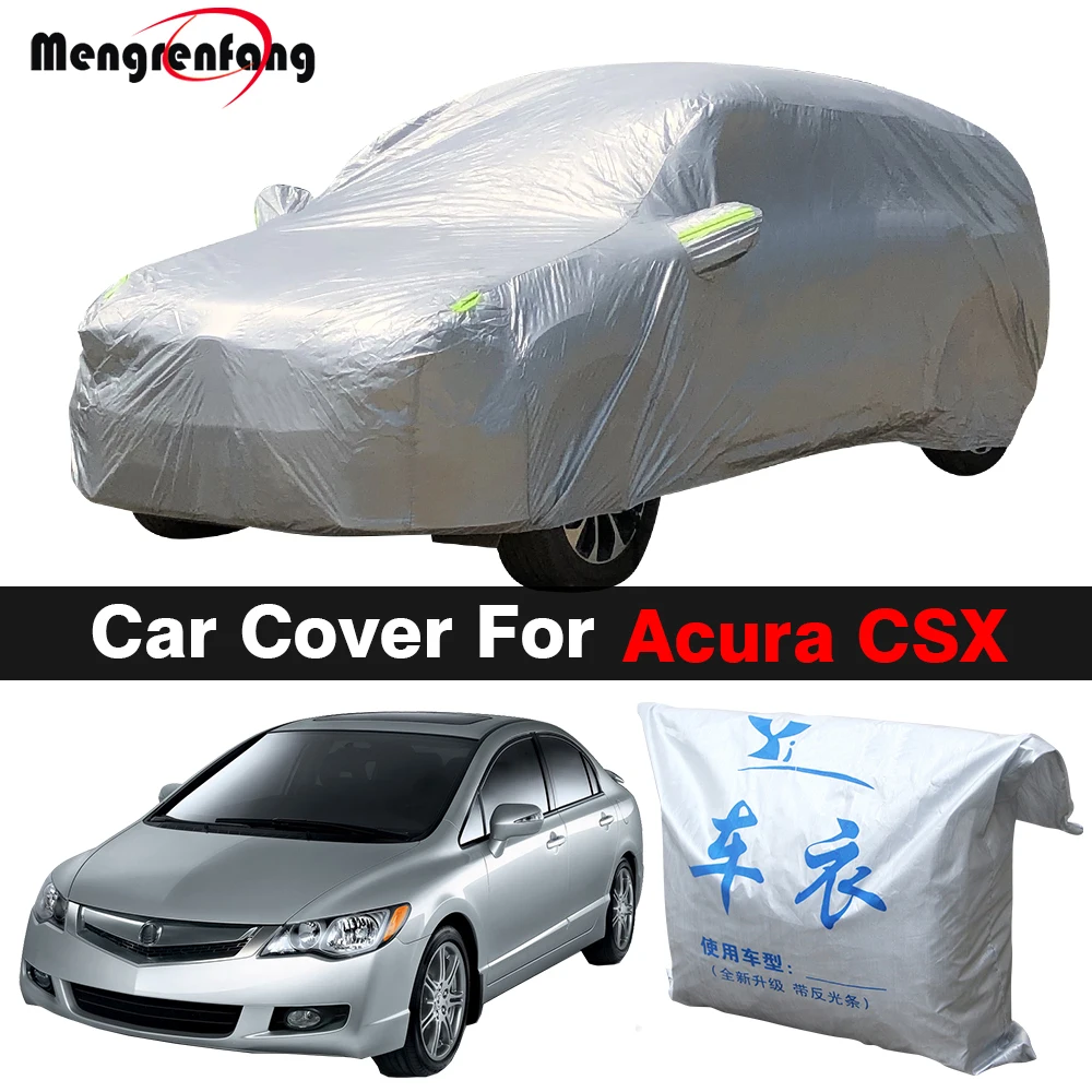 Täielik Auto Kaas Acura CSX Väljas Päike Anti-UV-Vihm, Lumi, Udu Tolmukindel Kaitse Auto Katta - 0