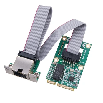 2023 Uus Gigabit Ethernet, Mini PCI-E PCI EXPRESS Card 10/100/1000Mbps LAN Adapter RJ45 Ühendus Juhi-tasuta