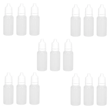 500PCS 15Ml Tühi Plastik Squeezable Tilguti Pudelid Silma Liquid Dropper Korduvtäidetavaid Pudelid
