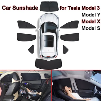 Auto, Päike, Varjus Tesla Model 3 Y X S 2023 2022 Esiklaas Päikesevarju Kate Kaitsja Ees Akna Eraelu Puutumatuse Pime Tumenevad Lapsed