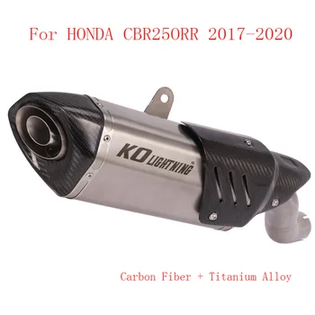 Honda CBR250RR 2017-2020 libiseks Mootorratta Heitgaaside Toru Summuti Põgeneda Otsa Summuti Toru Titaani Sulam Süsteem