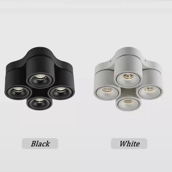 Kõrge Kvaliteediga Juhitava Pinnale Paigaldatud LED Allvalgustid - 7W 12W COB LED Lakke Lamp kohtvalgustid - AC110-220V LED Lamp Siseruumides