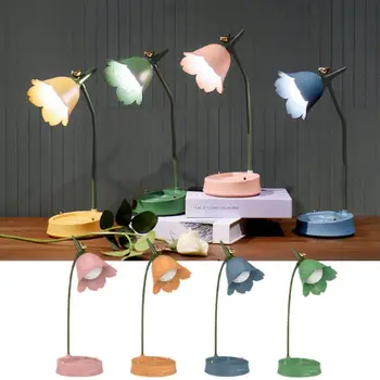 Põhjamaade Kunsti LED Lilled Kokkuklapitavad Lihtne laualamp Silmade Kaitse Lugemise Tabel Lamp elutuba, Magamistuba Home Decor