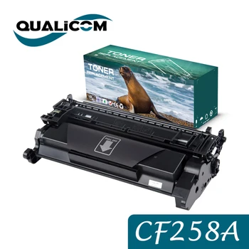 Qualicom CF258A 58A With chip Ühilduv TONER Cartridge HP LaserJet Pro MFP M404dn M404dw M404n M428dw M428fdn M428fdw