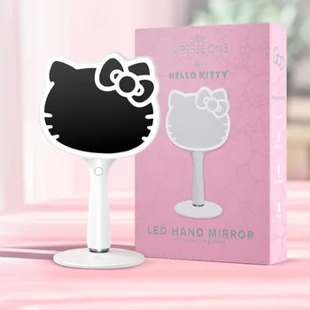 Sanrio Hello Kitty Cartoon Pihuarvuti-Lauaarvuti Tüdruk Edevus Peegel Led Valgustus Ilu Peegel Kaasaskantav Peegel Sõbranna Festival Kingitus