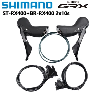 Shimano GRX RX400 Käigukangi Paremale Vasakule 2x10s Kiirus S-RX400+BR-RX400 Hüdrauliline ketaspidur Paksus RX400 Üks Paar Road Bike Shift