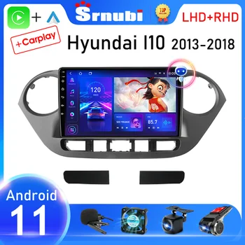 Srnubi 2 Din Android 11 Auto Raadio Hyundai I10 2013 - 2018 Multimeedia Mängija, 2Din GPS Navigation Carplay Stereo-DVD-Üksuse Juht
