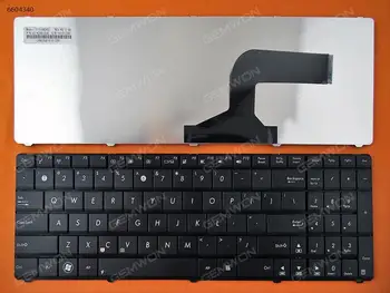 Sülearvuti asendamine klaviatuur US Keele uus sülearvuti klaviatuur ASUS N53 MUST