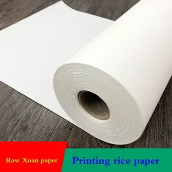 Tindiprintimine Raw Xuan-Paber Jooksva Riisi Paberid Kalligraafia Lilled ja Linnud Maali Paber Valge Rijstpapier Carta Di Riso