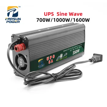UPS Modified Sine Wave Power Inverter 700W 1000W 1600W DC AC 12V 220V Kodus Auto Trafo Converter With Universal Socket