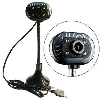 Veebikaamera HD veebikaamera, Sisseehitatud Mikrofon, USB-Pistik Web Cam Night Vision for PC Arvuti, Mac-Sülearvuti ja Lauaarvutite jaoks YouTube 'i, Skype' i