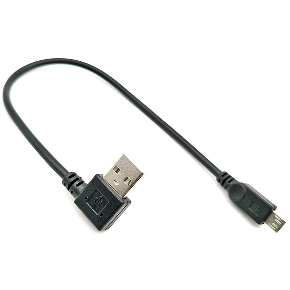 USB-zu Micro-usb-EINE Kurze Schnelle Ladekabel Ellenbogen 90 Grad USB-C Micro-USB-Daten Kabel Für Alle nutitelefonid - 1