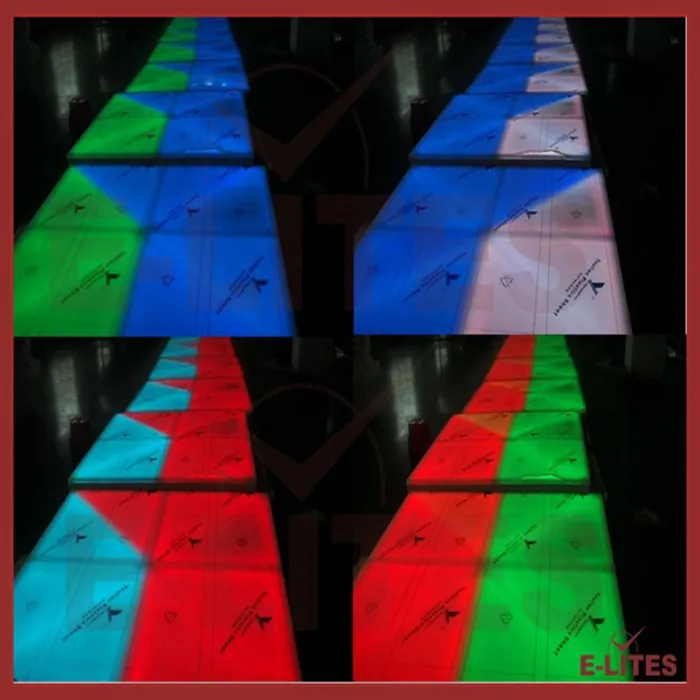 1m*1m värv oad LED tantsupõrandale Kaunistada Mõju Led Korrus Kerge Müügiks - 2
