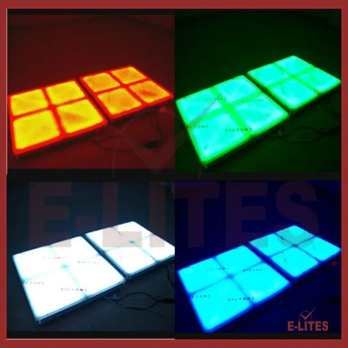 1m*1m värv oad LED tantsupõrandale Kaunistada Mõju Led Korrus Kerge Müügiks - 3