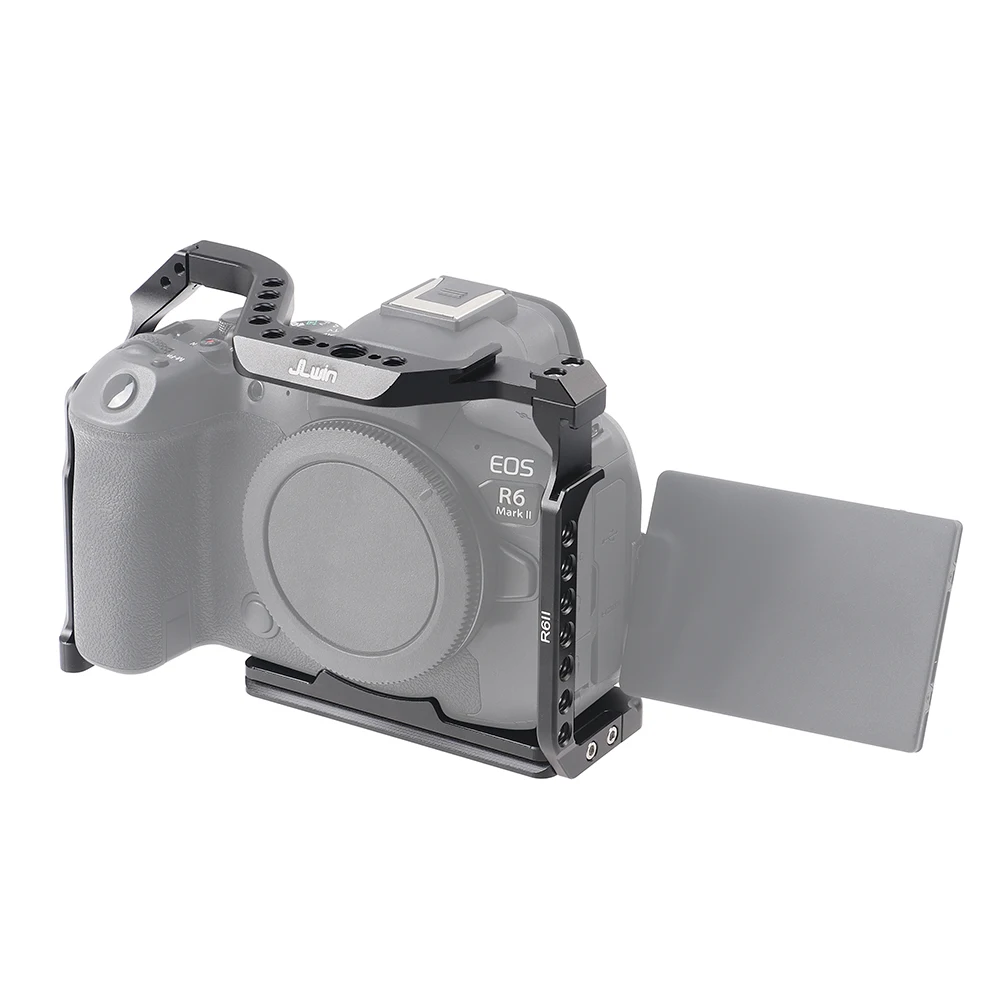 Canon EOS R6II Kaamera Puuri Komplekt Alumiiniumist Fotograafia Laiendamine Raami R62 Vertikaalse Pildistamise L-kujuline Plaat Kaamera Tarvikud - 3