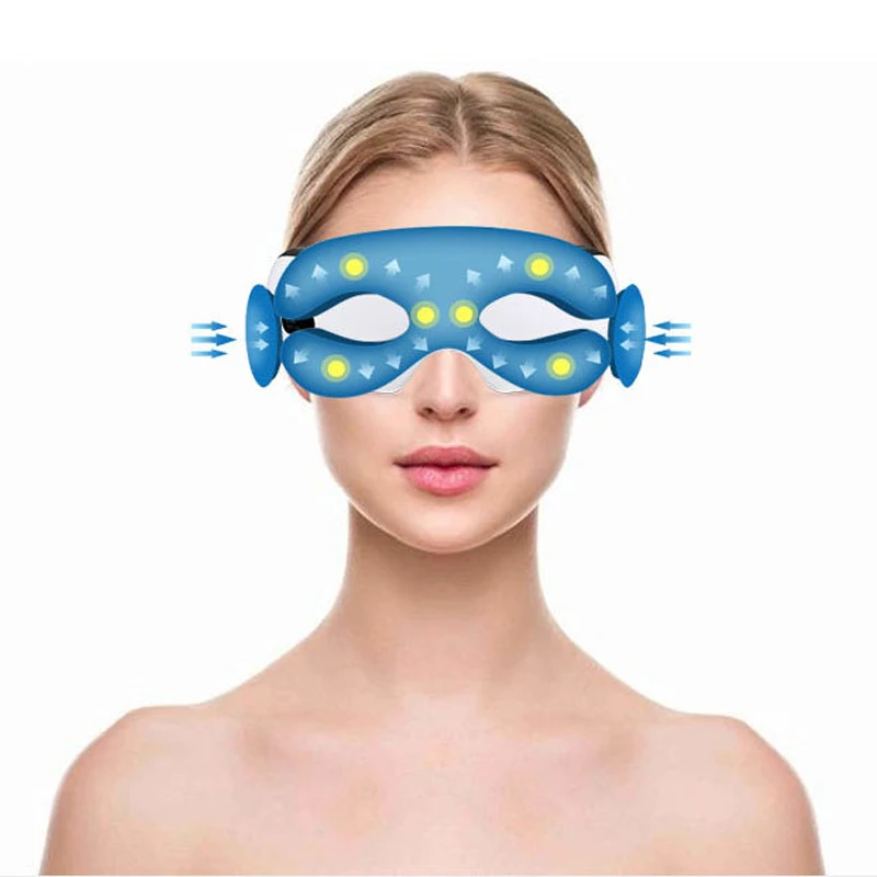 Smart Turvapadi Vibratsiooni Silma Massager Silmade Hooldus Vahend Kuuma Kompress Toetama Bluetoothi Silmade Väsimus Massaaž Prillid - 3