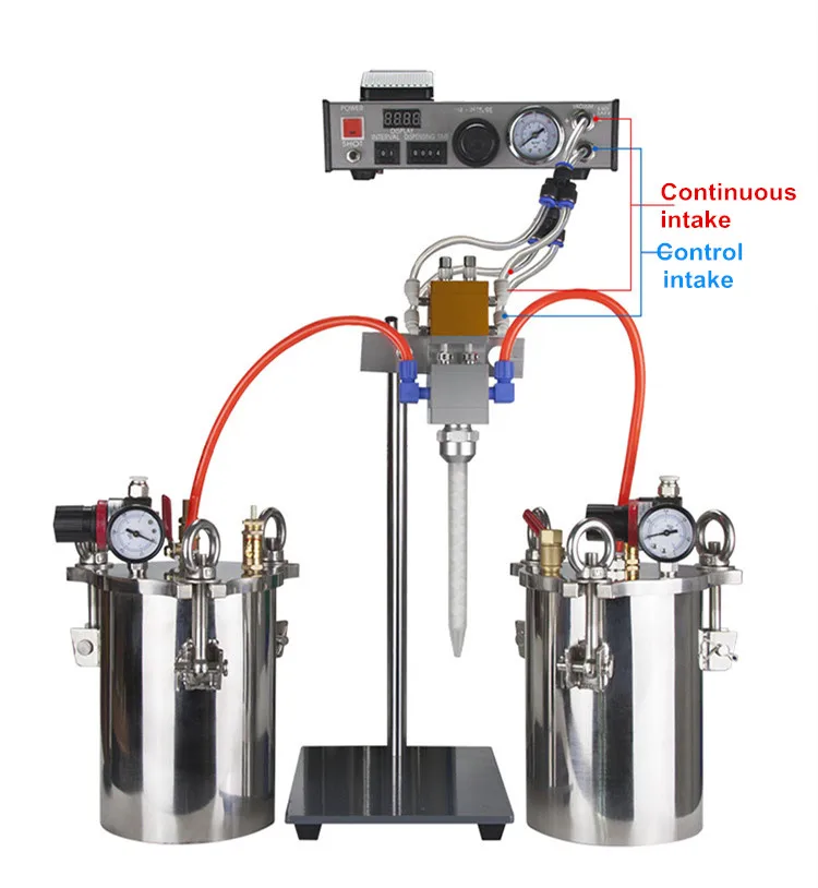POOLT-36AB topelt-silindri äraveo reguleeritav AB topelt-vedelik jaotus ventiil pneumaatilised kaks-vedelik dispenser - 4