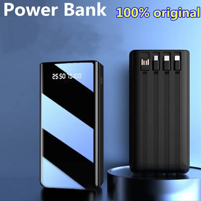 Uus Power Bank 100000mAh TypeC Micro-USB-Kiire Laadimine Powerbank LED-Ekraan, Kaasaskantav Väline Aku Laadija telefoni tablett - 5